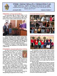 THE DiOCESAN CHRONICLE