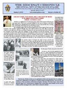 THE DiOCESAN CHRONICLE