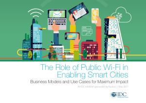 The Role of Public Wi-Fi in Enabling Smart Cities  AWS