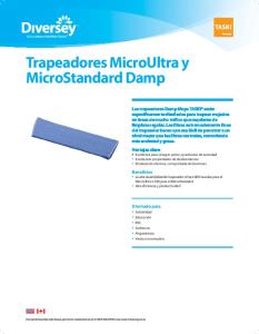 Trapeadores MicroUltra y MicroStandard Damp