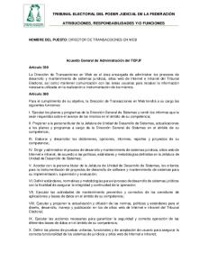 tribunal electoral del poder judicial de la federación atribuciones ...