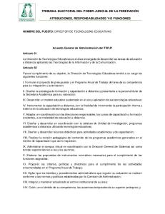 tribunal electoral del poder judicial de la federación atribuciones