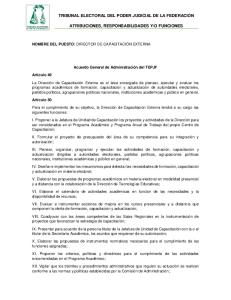 tribunal electoral del poder judicial de la federación atribuciones