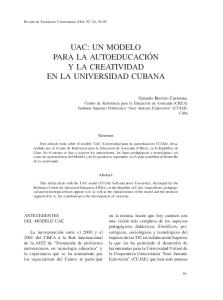 UAC: Un modelo pArA lA AUtoedUCACión y lA CreAtividAd en lA ...