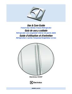 Use & Care Guide GuÃ­a de uso y cuidado Guide d ... - Electrolux