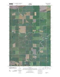 USGS 7.5-minute image map for Durbin ND - The National Map