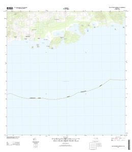 USGS 7.5-minute image map for Isla De Vieques Central OE