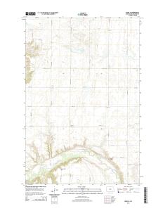 USGS 7.5-minute image map for Nome SE, North Dakota