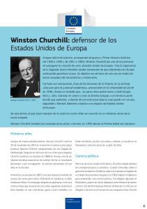 Winston Churchill: defensor de los Estados Unidos de ... - Europa EU