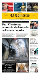 Yeni Vilcatoma renuncia a la bancada de Fuerza Popular